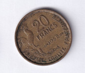 966 - FRANCUSKA 20 FRANCS 1952