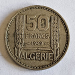 ALGERIA- 50 FRANCS 1949.