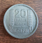 ALGERIA, ALŽIR- 20 FRANCS 1949.