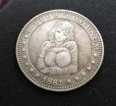 Amerika US sexy dollar dollars 757 United States 1881