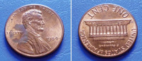 AMERIKA USA UNITED STATES 1 CENT 1984 KM.201.b - ABRAHAM LINCOLN