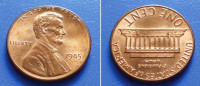 AMERIKA USA UNITED STATES 1 CENT 1985 KM.201.b - ABRAHAM LINCOLN