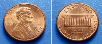 AMERIKA USA UNITED STATES 1 CENT 1986 D KM.201.b - ABRAHAM LINCOLN
