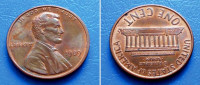 AMERIKA USA UNITED STATES 1 CENT 1989 KM.201.b - ABRAHAM LINCOLN