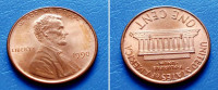 AMERIKA USA UNITED STATES 1 CENT 1990 KM.201.b - ABRAHAM LINCOLN