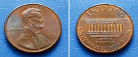AMERIKA USA UNITED STATES 1 CENT 1993 D KM.201.b - ABRAHAM LINCOLN