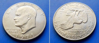 AMERIKA USA UNITED STATES (ONE) 1 DOLLAR 1971 KM.203 - D.D.EISENHOWER