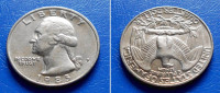 AMERIKA USA UNITED STATES (QUARTER) 25 C.1985 P KM.164a - G.WASHINGTON