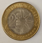 ARGENTINA-2 Pesos Bicentennial of the Declaration of Independence Arg.