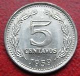 ARGENTINA 5 CENTAVOS 1959