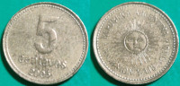 Argentina 5 centavos, 2005 ***/