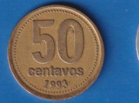 ARGENTINA 50 CENTAOS 1993 - 776