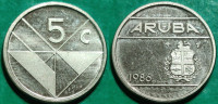 Aruba 5 cents, 1986 UNC ***/