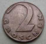 AUSTRIA 2 GROSCHEN 1927