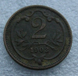 AUSTRIA 2 HELLER 1903