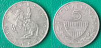 Austria 5 schilling, 1986 / 1,00 EURO !!!