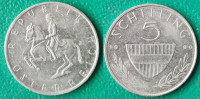 Austria 5 schilling, 1990 / 1,00 EURO !!!