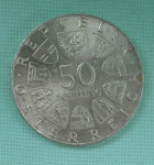 AUSTRIA,  50 SCHILLING, 1974.