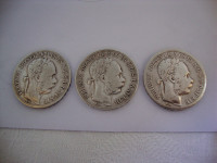 AUSTRIAN SILVER COIN FORINT 1890 -,- 1892