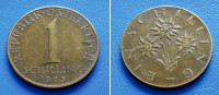 AUSTRIJA AUSTRIA 1 SCHILLING 1965 KM: 2886 - PLANINSKI CVIJET **