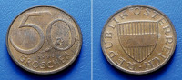 AUSTRIJA AUSTRIA 50 GROSCHEN 1990 KM: 2885 - AUSTRIJSKI GRB