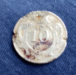 Austrougarska 10 filira 1909