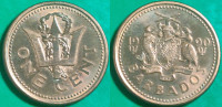 Barbados 1 cent, 1990 ***/