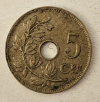 BELGIUM- 5 CENTIMES 1925.