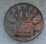 BELGIUM 50 CENTIMES 1958