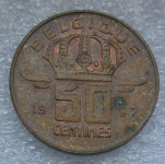 BELGIUM 50 CENTIMES 1967