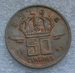 BELGIUM 50 CENTIMES 1969
