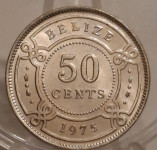 BELIZE 1975 - 50 CENTI- UNC