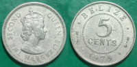 Belize 5 cents, 1979 Elizabeth II /gray color/ rijetko ***/