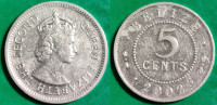 Belize 5 cents, 2002 ***/