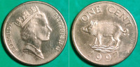 Bermuda 1 cent, 1997 ***/