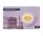Blister - Prigodna kovanica od 2 eura „Grad Pula – Arena” 2025