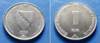 BOSNA I HERCEGOVINA BiH 1 KM KONVERTIBILNA MARKA 2006 KM: 118 - ŠTIT
