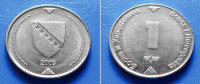 BOSNA I HERCEGOVINA BiH 1 KM KONVERTIBILNA MARKA 2009 KM: 118 - ŠTIT