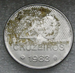 BRAZIL 20 CRUZEIROS 1983