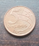 Brazil 5 centavo 2012