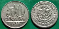 Brazil 50 centavos, 1958 rijetko ****/