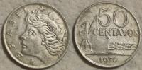 Brazil 50 centavos, 1970 ****/