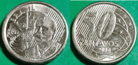 Brazil 50 centavos, 2014 ****/