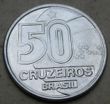BRAZIL 50 CRUZEIROS 1991
