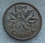 CANADA 1 CENT 1962