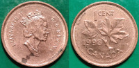 Canada 1 cent, 1998 W/o mintmark ***/