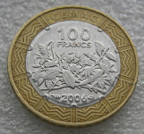 CENTRAL AFRICAN STATES 100 FRANCS 2006