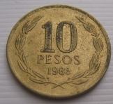 CHILE 10 PESOS 1982
