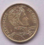 Chile 10 pesos 2011 ( Ko 719 )