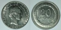 Colombia 20 centavos, 1967 rijetko ****/